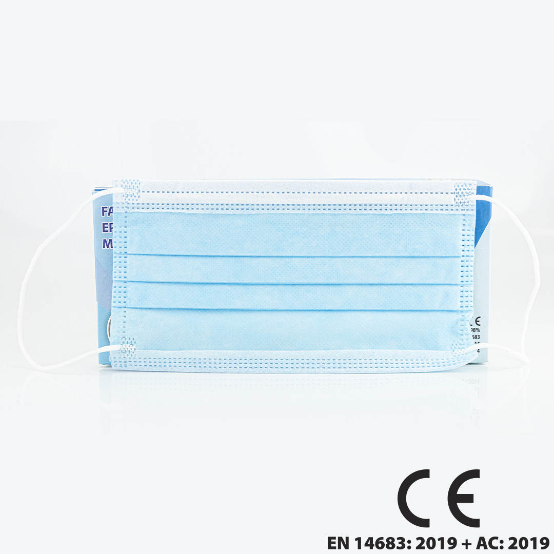 CE Type II gecertificeerd met ≥98% bacteriële filterefficiëntie.