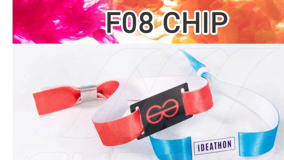 Waterdicht satijn met veilige eenmalige metalen sluiting.