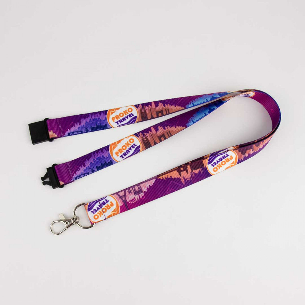 Toon uw merk in full color met onze hoogwaardige geribbelde lanyards.