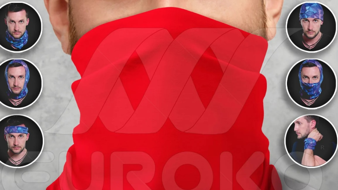 Draag hem op 8+ manieren: van nekwarmer tot hoofdband en meer.