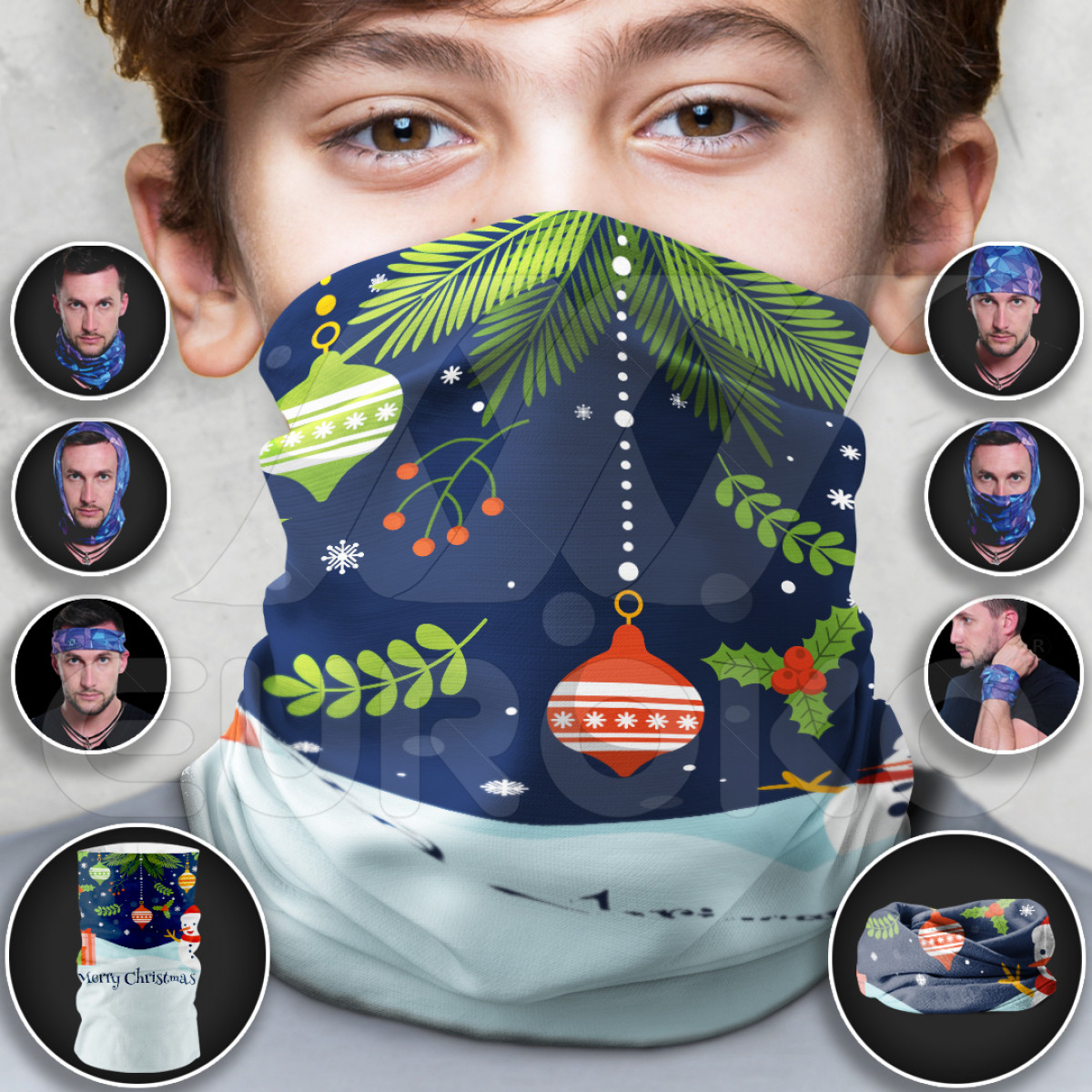 Ontdek 8 draagmogelijkheden met deze veelzijdige tubesjaal.