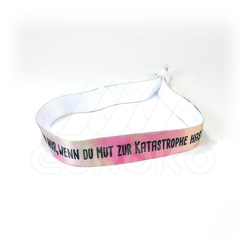 Onbeperkte kleurmogelijkheden met full-colour sublimatiedruk.