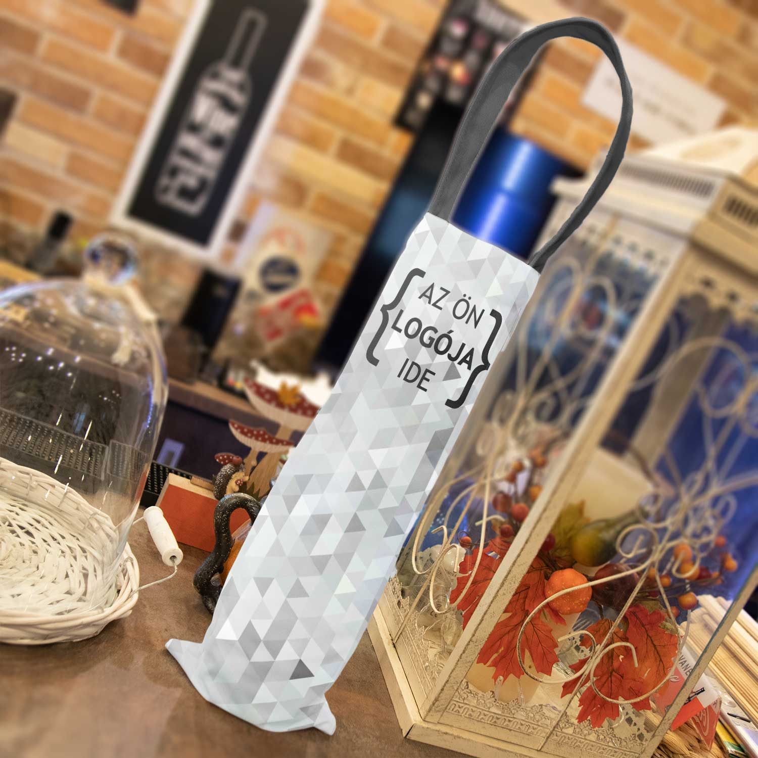 Duurzaam polyester materiaal voor herbruikbare merkexposure.