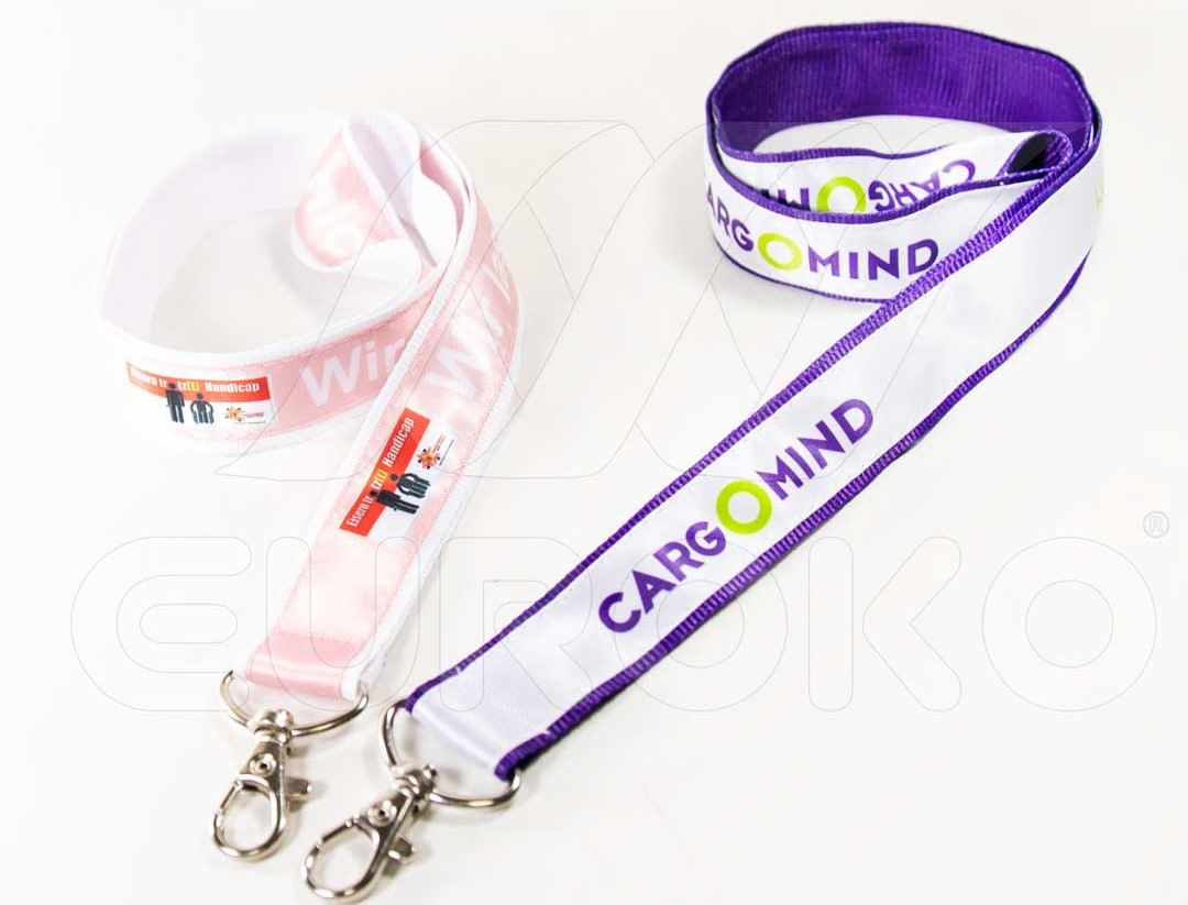 Personaliseer uw keycords met full-color bedrukking en diverse haken.