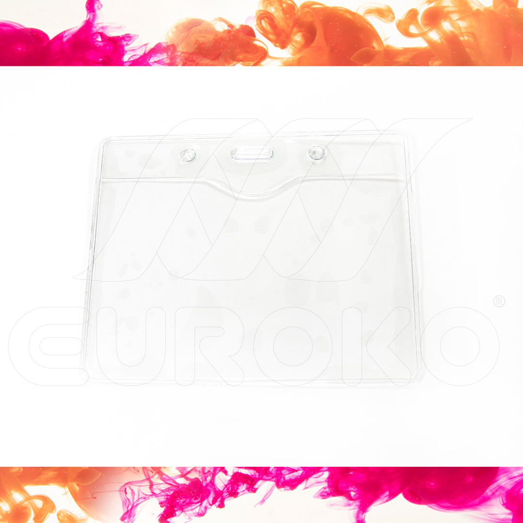 Duurzame transparante vinyl constructie voor optimale zichtbaarheid.