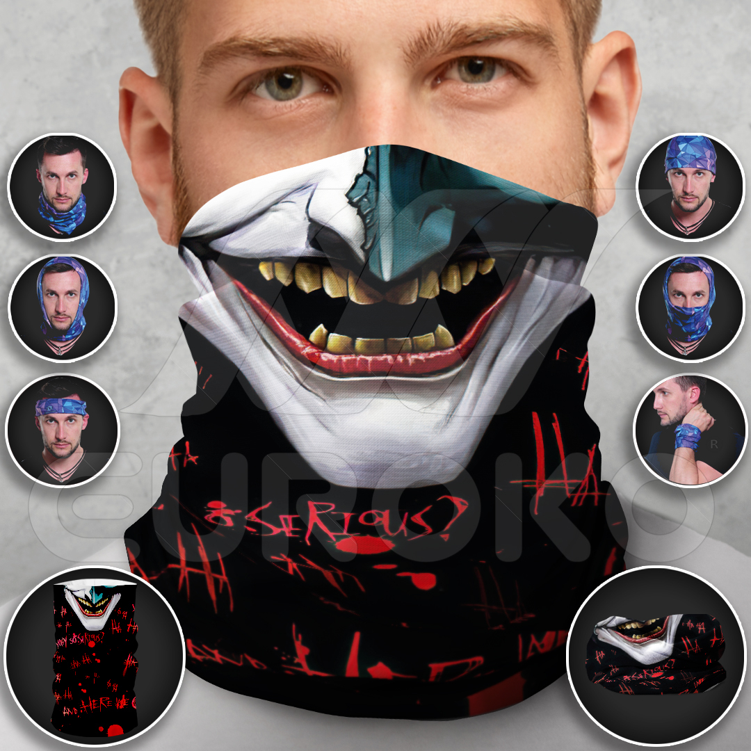 Opvallend Joker 2 design op premium OEKO-TEX gecertificeerd materiaal.