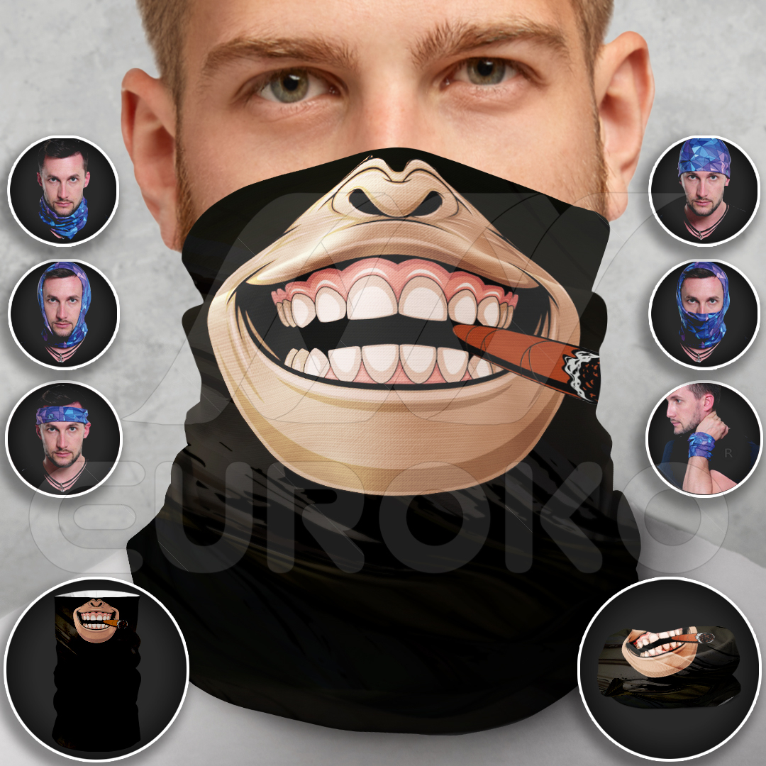 Valt direct op met het speelse smoking monkey design - uniek en vol karakter.