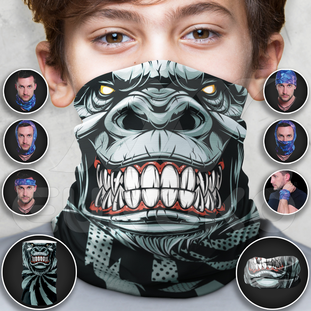 Draag deze multifunctionele sjaal op 10+ manieren voor elke activiteit.