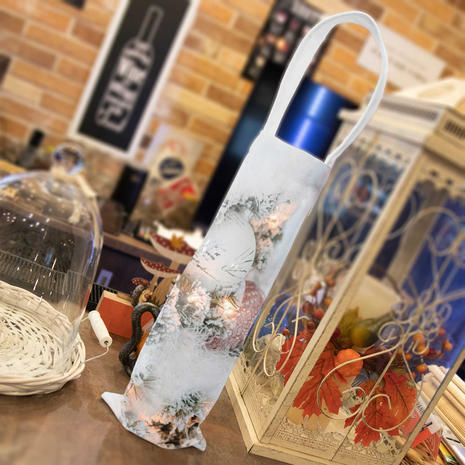 Stevige hengsels voor comfortabel dragen van uw gepersonaliseerde tas.