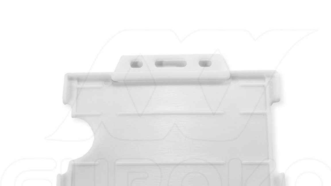 Duurzaam hard polycarbonaat voor langdurige bescherming van uw kaarten.