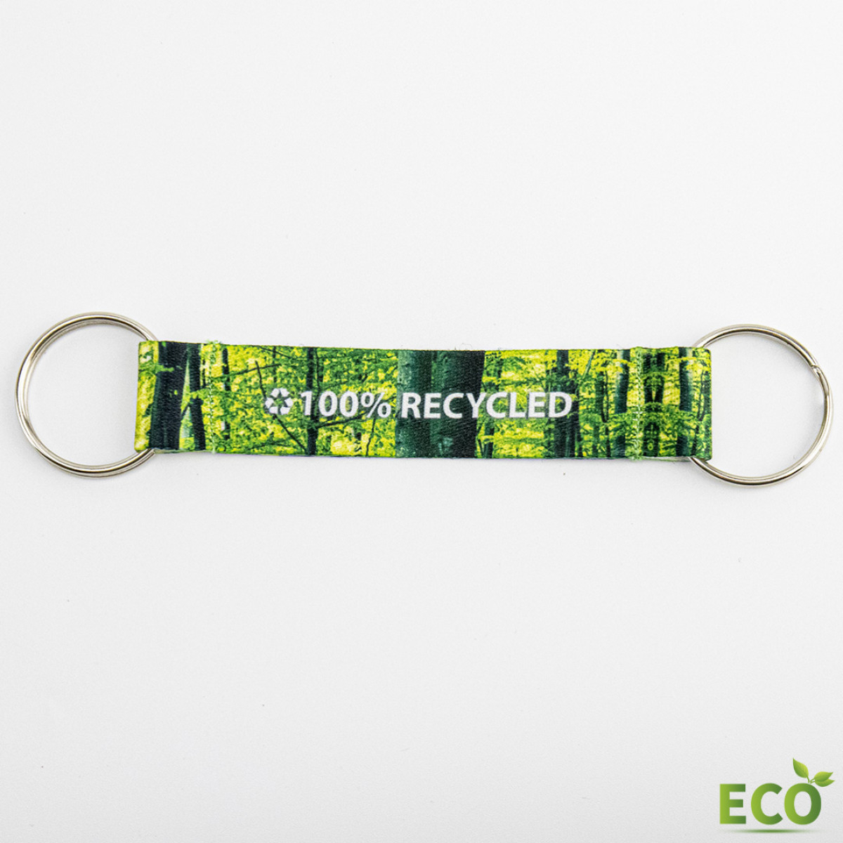 Gerecycled RPET-materiaal met fotorealistische bedrukking voor duurzaamheid.