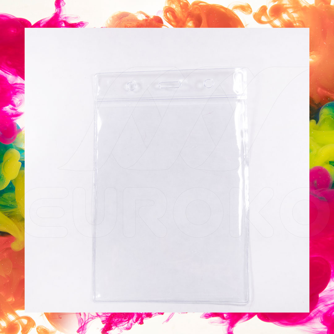 Hoogwaardig transparant vinyl voor perfecte zichtbaarheid van uw badges.