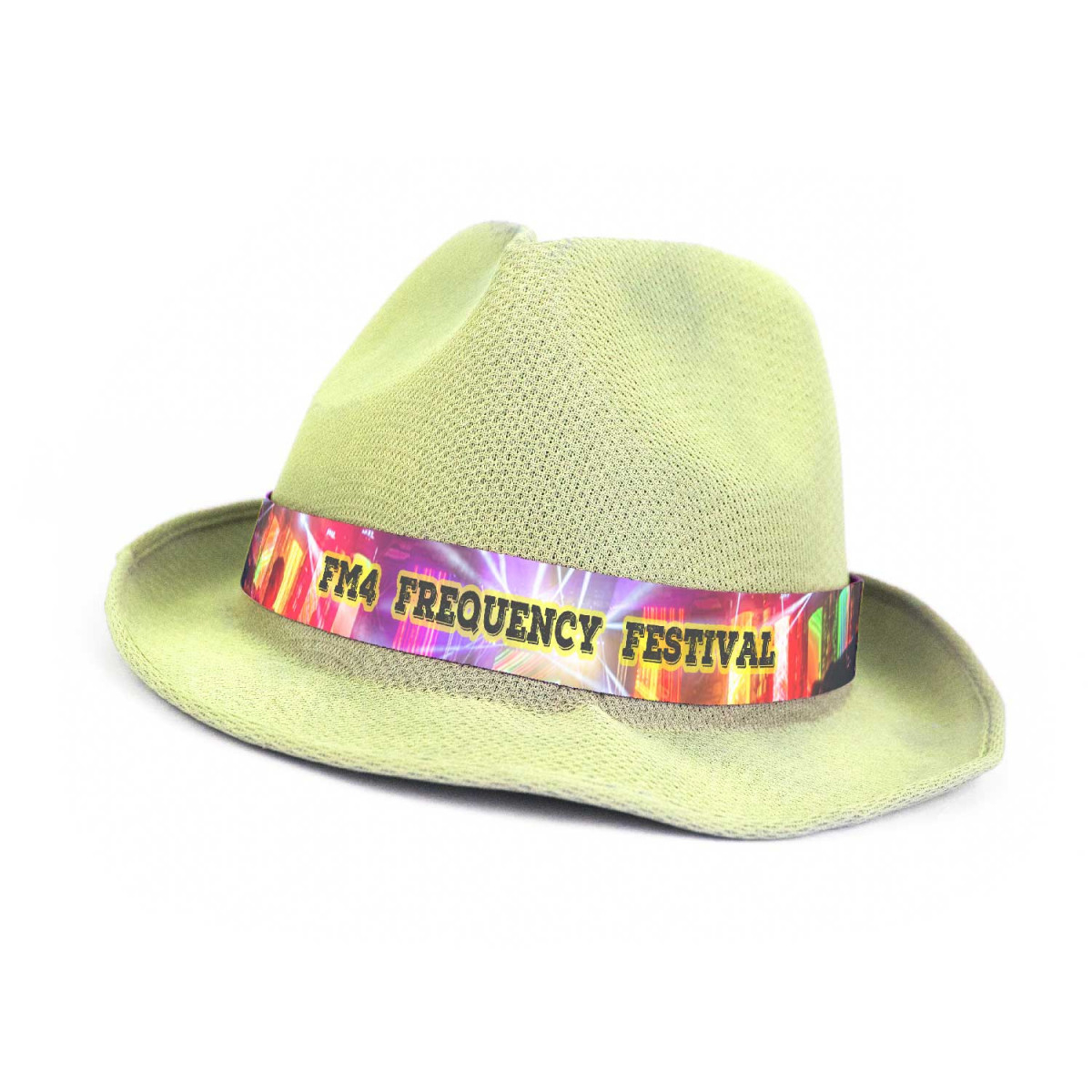 Maak indruk op festivals met opvallende bedrukte hoedbanden.