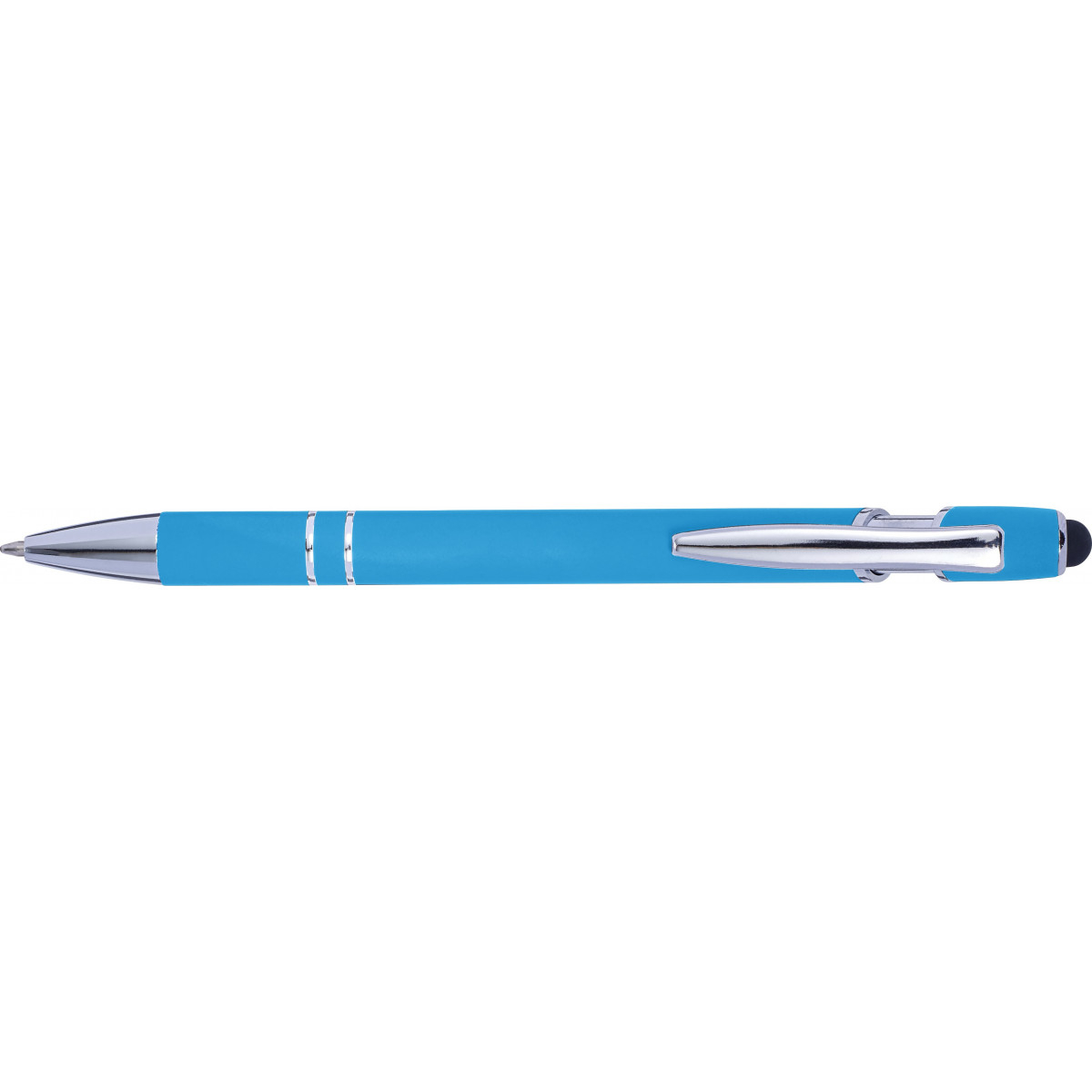 Personaliseer deze pen met uw logo in meerdere kleuren.