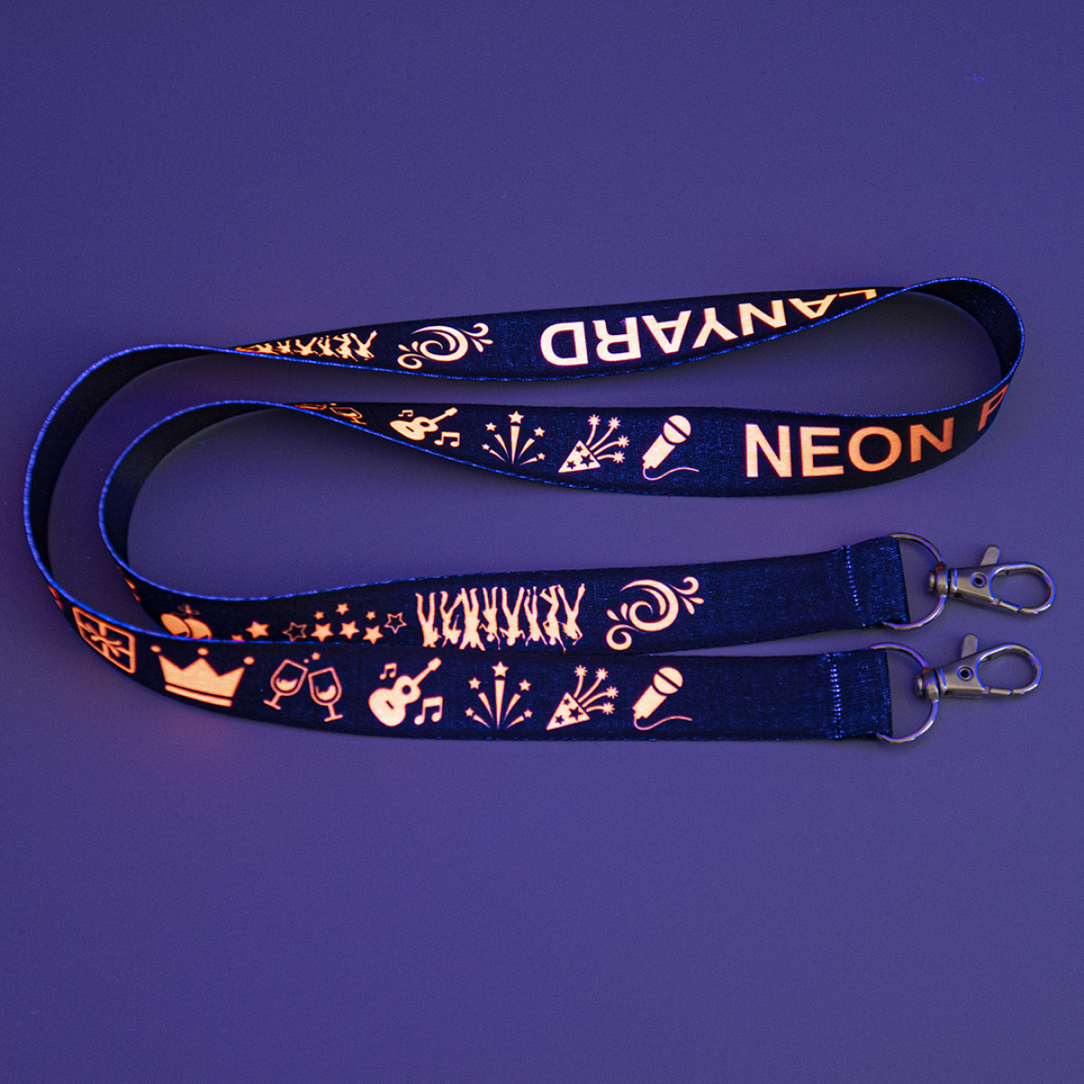 Perfect promotiemateriaal voor festivals en nachtelijke evenementen.