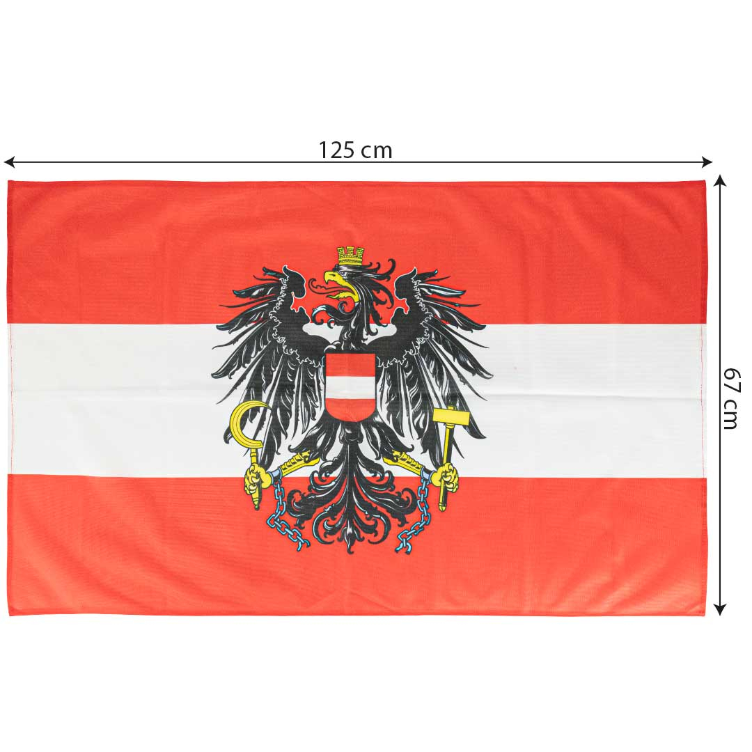 Ideale afmetingen van 67x125cm voor maximale zichtbaarheid.