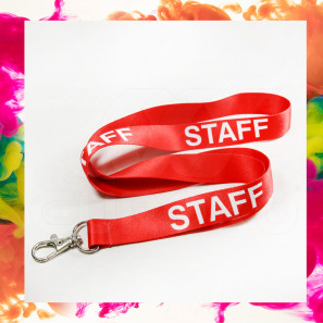 Bedrukte Lanyards 'STAFF' 20 mm