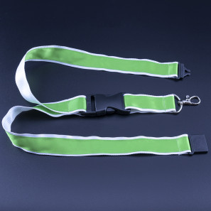 Bedrukte dubbellaagse premium lanyard met gesp