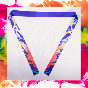 Bedrukte medaillelinten zonder naaiwerk