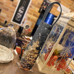 Bedrukte polyester flessentas