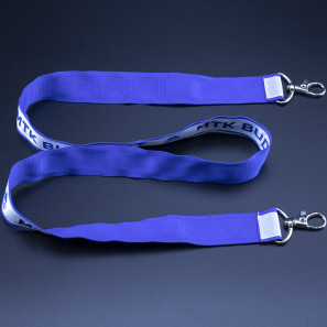 Bedrukte premium lanyards met dubbele haak