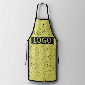 Bedrukte premium schort voor heren 60x90 cm