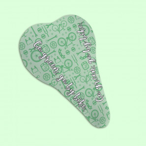 Bedrukte zadelhoes voor fietsen