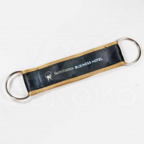 Dubbellagige mini lanyards 'double' bedrukt