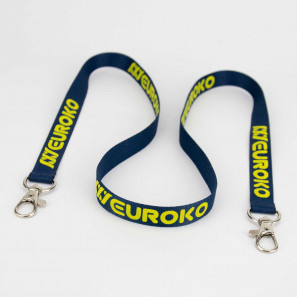 Gezeefdrukte lanyards met dubbele haak