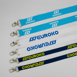 Gezeefdrukte lanyards met logo