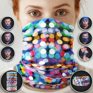 Kleurrijke Multifunctionele Sjaal