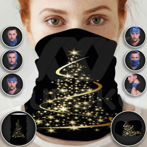 Multifunctionele Sjaal met Kerstdesign 2