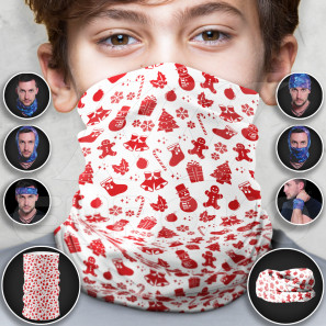 Multifunctionele kerstsjaal voor kinderen