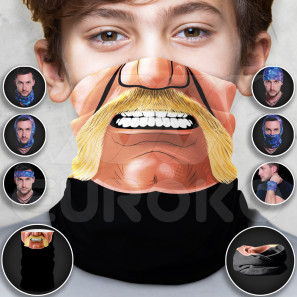 Multifunctionele sjaal voor kinderen - Smiley