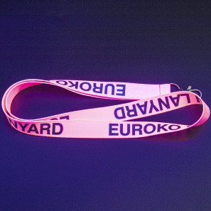 Neon Lanyards bedrukken met karabijnhaak