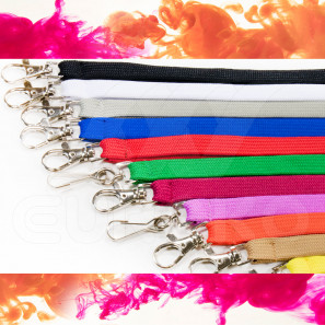 Onbedrukte Buisvormige Lanyards 10 mm