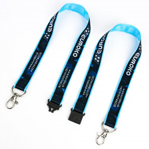 Premium lanyards met dubbele haak & veiligheidssluiting