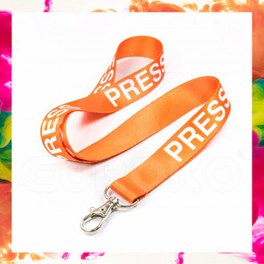 Satijnen PRESS Lanyards 20 mm