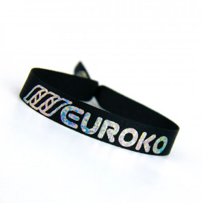 Stoffen polsbandjes met foliedruk 15 mm