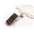 Badgeclip met drukknoop