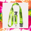 Bedrukte satijnen lanyards met gesp