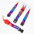 Bedrukte yoyo lanyards met veiligheidsclip 20mm