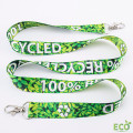 Eco Lanyard met dubbele karabijnhaak