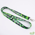 Gerecyclede lanyards met karabijnhaak