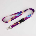 Geribbelde lanyard met plastic gesp
