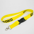 Gezeefdrukte lanyards met buckle