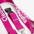 Lanyard met naam 20 mm