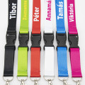 Lanyard met naam 20 mm