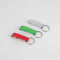 Metalen sleutelhanger met flesopener 55mm