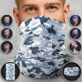 Multifunctionele colsjaal - Militair Blauw